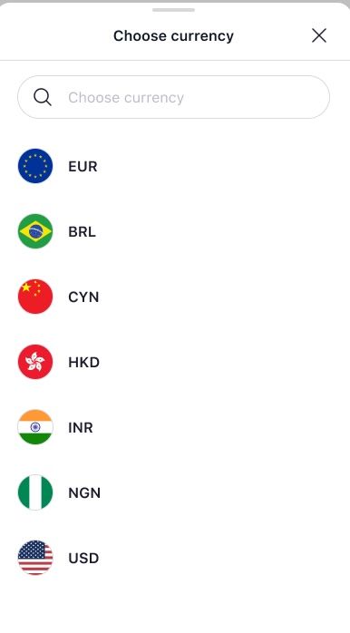 OwlPay Wallet Pro-demo currencies.jpg