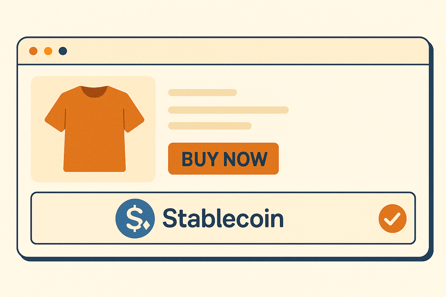 Stablecoin checkout 